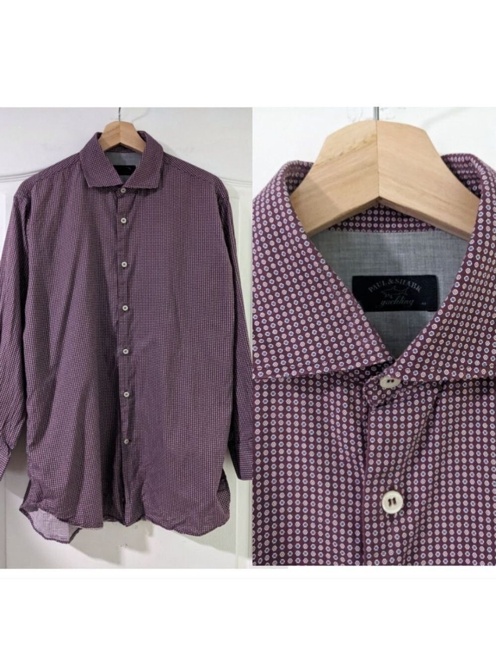 Paul & Shark | Men's geo print button down shirt